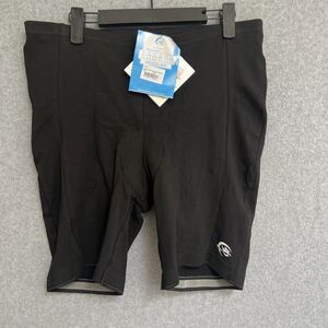 Canari Men's Paceline Shorts 2XL Black Cycling Riding Padded Biker Shorts